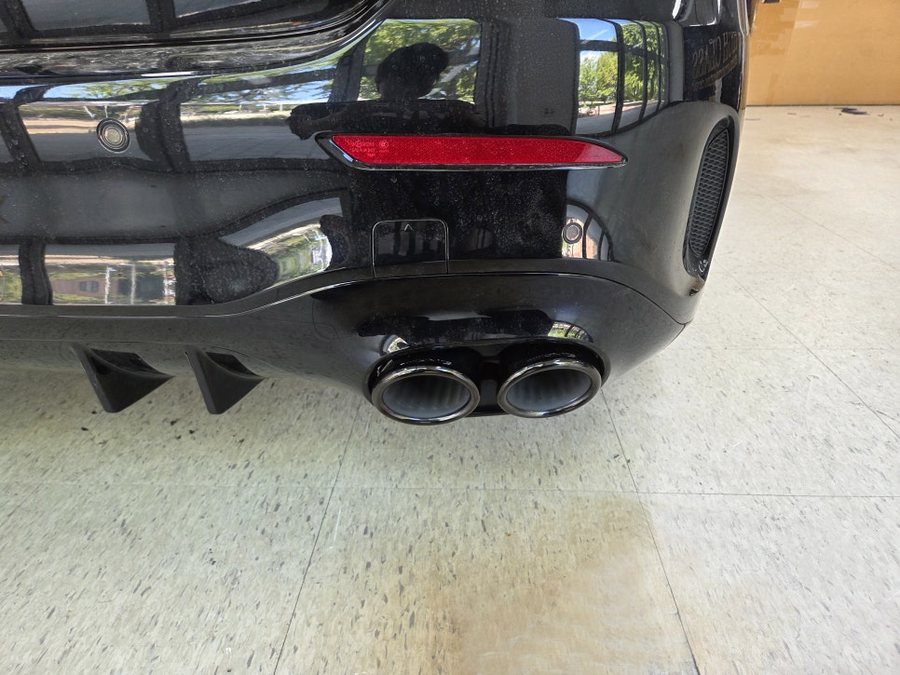 A클래스 A35 AMG 블랙 듀얼 머플러 팁