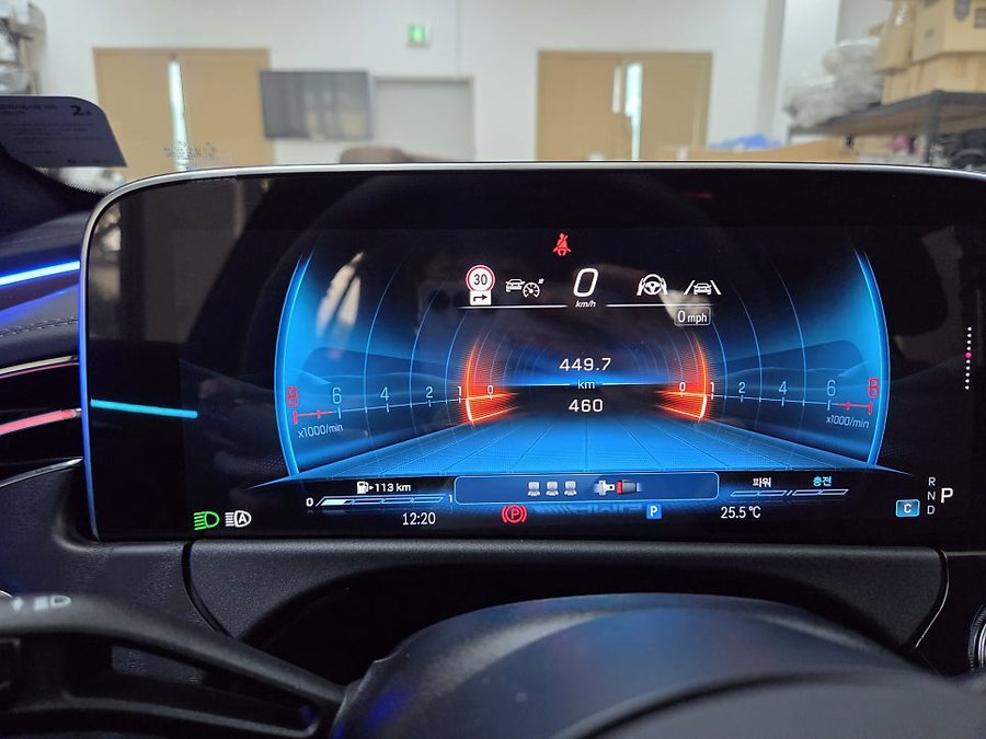 벤츠 E클래스 W214 AMG 계기판 코딩, 멀티컬러 색상 추가, 유성우 코딩 활성화 가능!