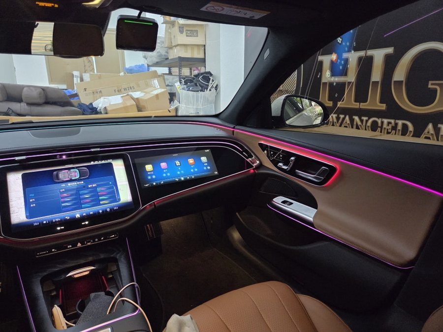 벤츠 E클래스 E200 순정 엑티브 엠비언트 활용법
