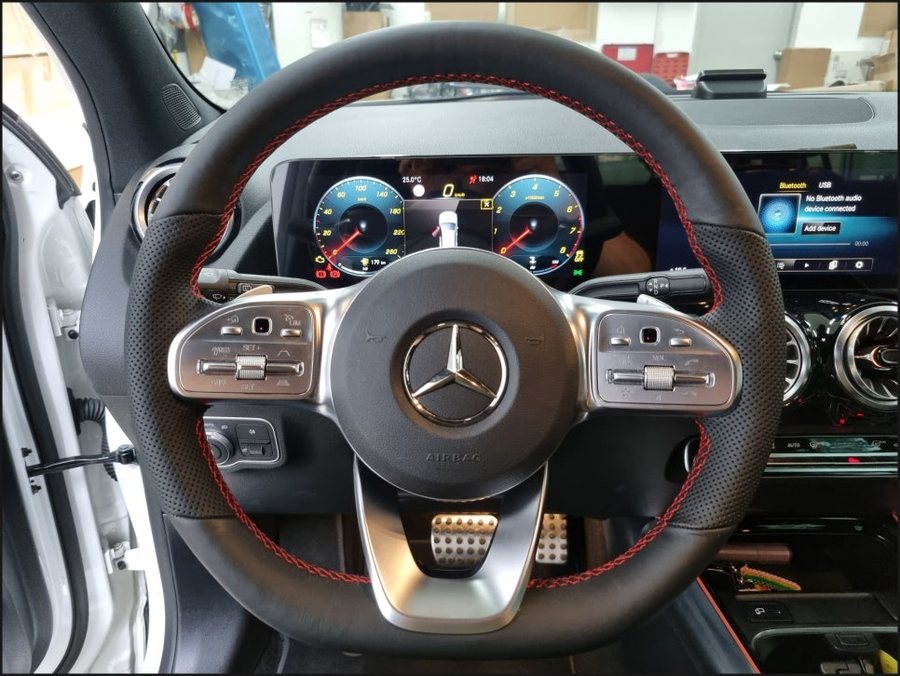 벤츠 GLA 250 핸들열선·뒷좌석 열선시트 시공 | 겨울 필수 옵션 완벽 장착