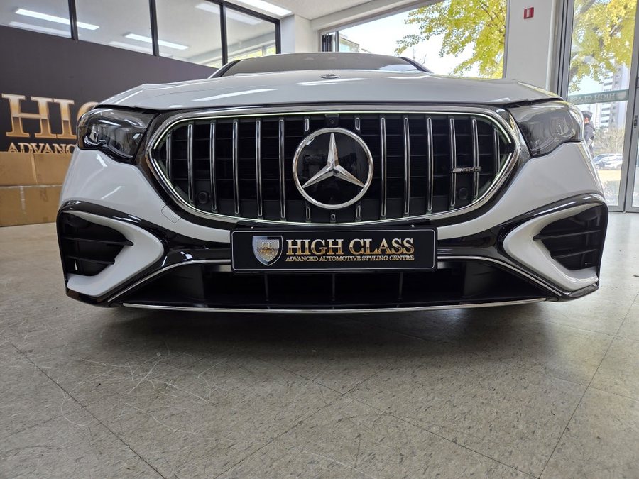 벤츠 E클래스 W214 53AMG 범퍼 바디킷 순정 세로 발광그릴