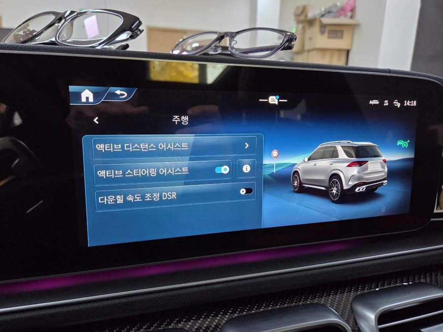 벤츠 GLE W167 페리 코딩 활성화 가능( 반자율 주행 확장, 스포츠 플러스 모드, AMG 계기판, 생활코딩)