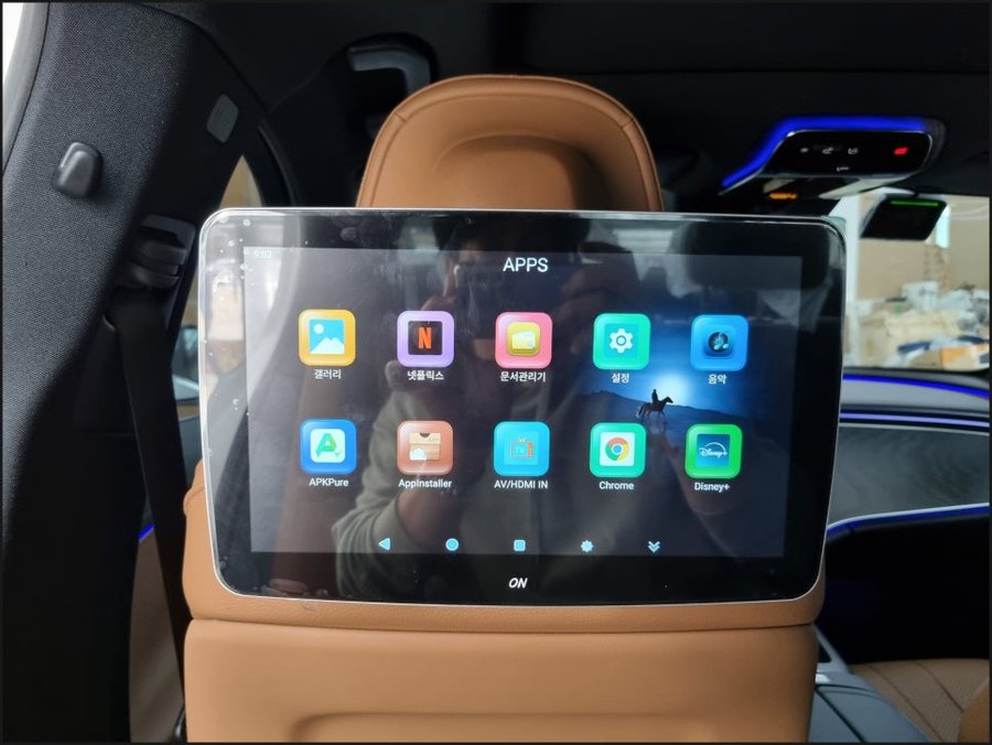 W214 벤츠 E클래스 후석모니터 | 순정형 리어모니터 뒷좌석 옵션