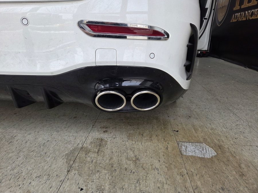 벤츠 A클래스 AMG 듀얼 머플러 팁 바디킷, 도어 라인 센터 콘솔 하단 엠비언트