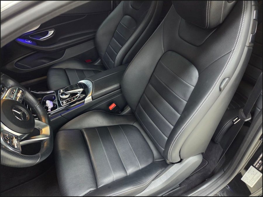 W205 C클래스 쿠페 통풍시트 시공과 세로그릴