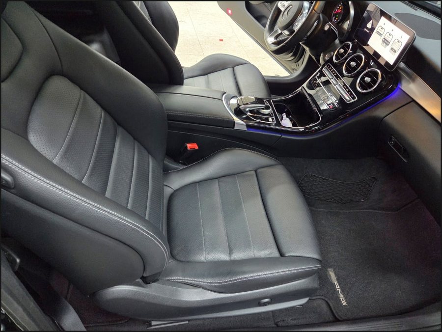 W205 C클래스 쿠페 통풍시트 시공과 세로그릴