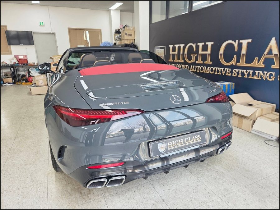 2026 벤츠 SL63 AMG 레드 안전벨트 및 안전벨트 버클 엠비언트
