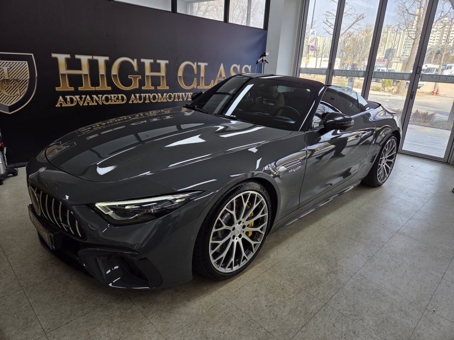 벤츠 SL 63 AMG 컬러 안전벨트 교체작업