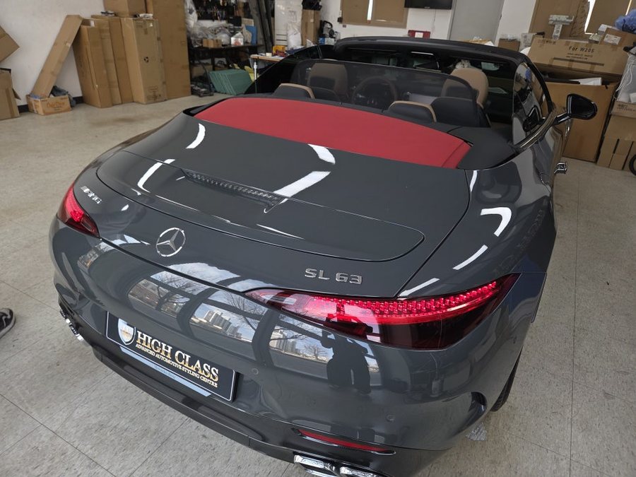 벤츠 SL 63 AMG 컬러 안전벨트 교체작업