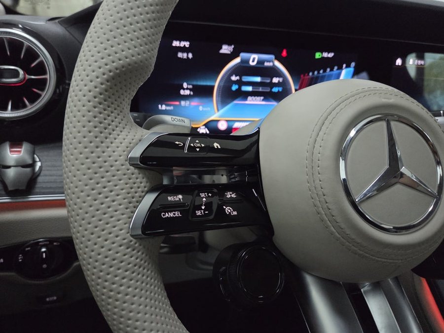 벤츠 CLS AMG 잠자리 핸들, AMG 계기판 코딩