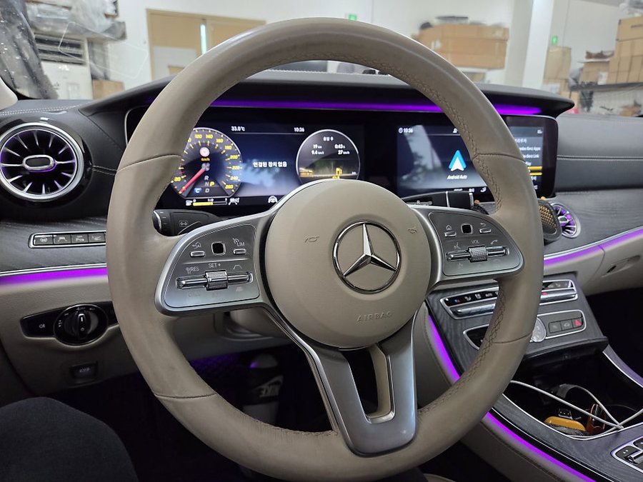 벤츠 CLS AMG 카본 잠자리 핸들
