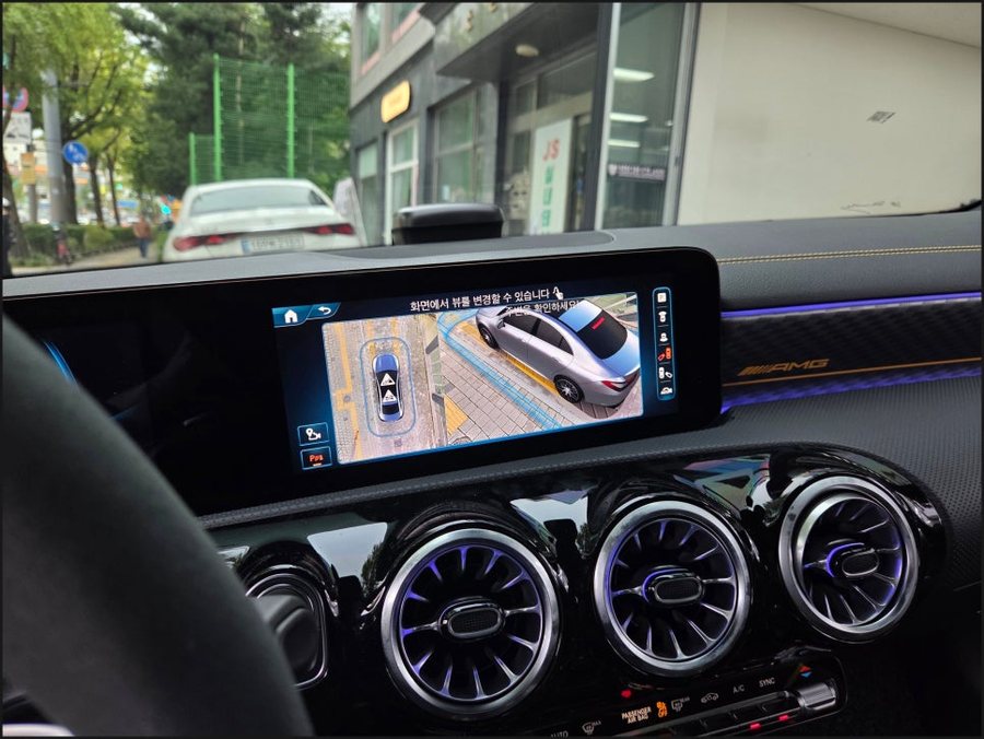 벤츠 CLA 순정 어라운드뷰와 전동트렁크, 2026 CLA 45s AMG 파이널 에디션