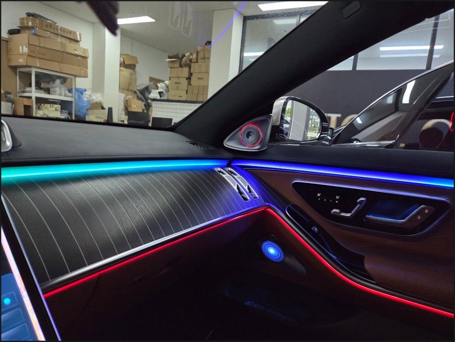 벤츠 S클래스 1열&2열 후석 4D 부메스터, W223 미드레인지 엠비언트