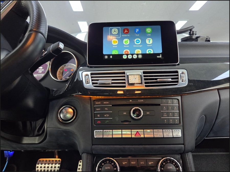 벤츠 CLS 400 W218, 순정  안드로이드 오토·애플 카플레이 코딩으로 활성화