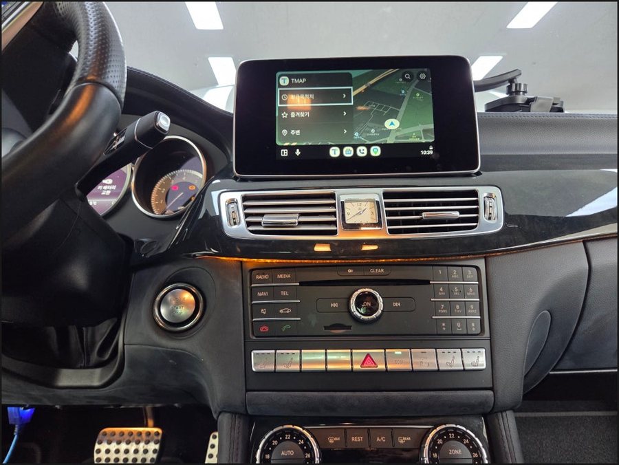 벤츠 CLS 400 W218, 순정  안드로이드 오토·애플 카플레이 코딩으로 활성화