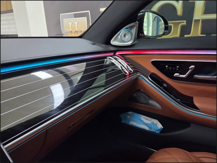 벤츠 W223 S450, 빠진 액티브 엠비언트부터 피아노트림·4D 부메스터까지