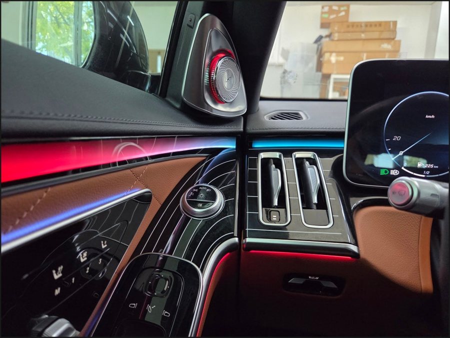 벤츠 W223 S450, 빠진 액티브 엠비언트부터 피아노트림·4D 부메스터까지