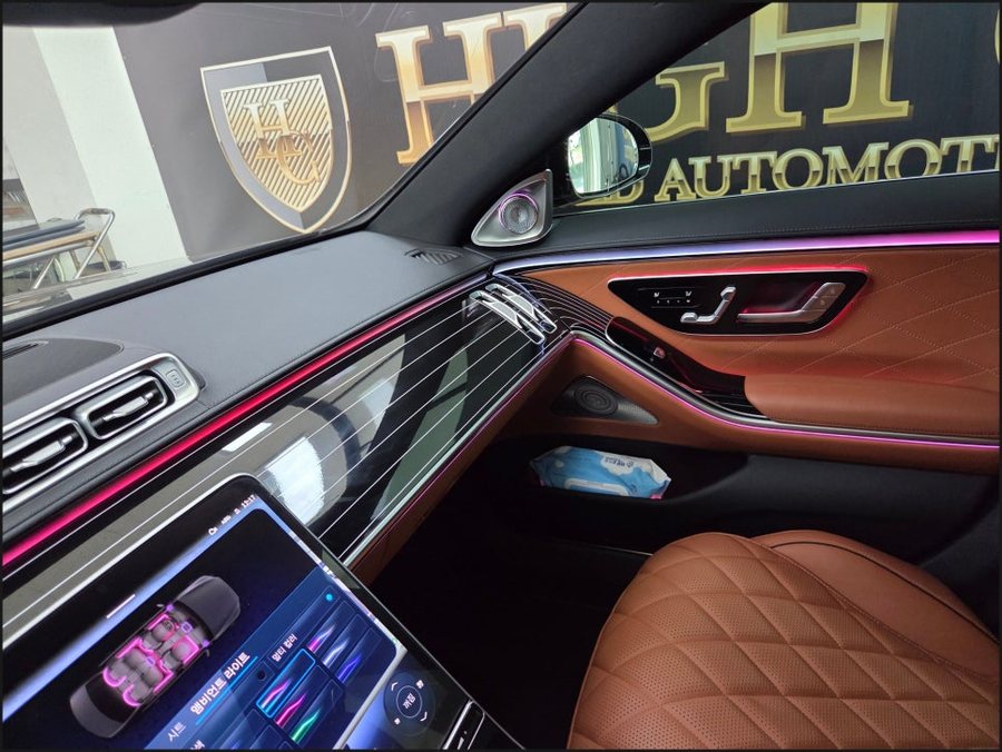 벤츠 W223 S450, 빠진 액티브 엠비언트부터 피아노트림·4D 부메스터까지