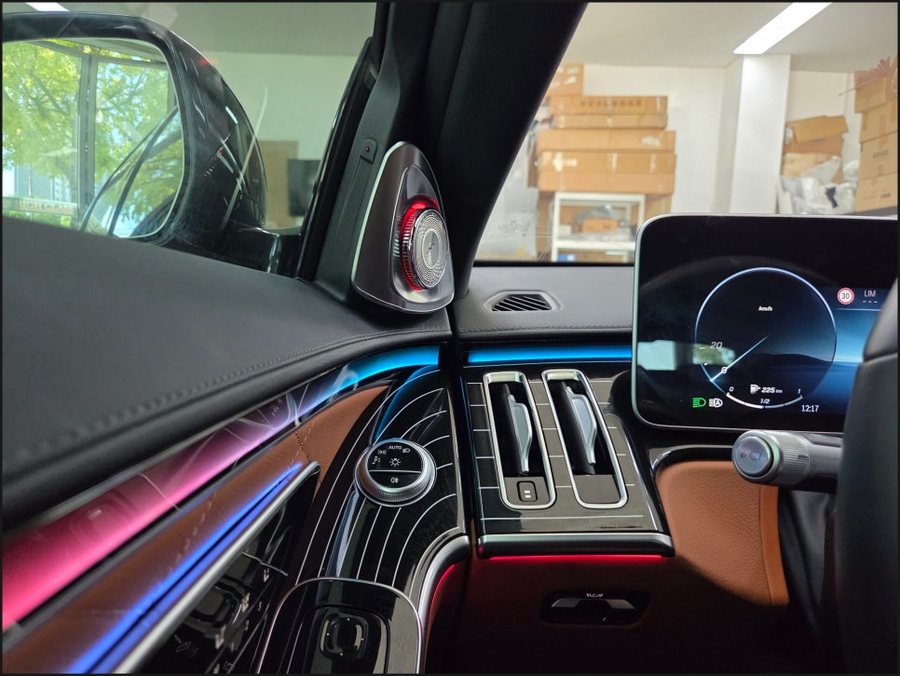 벤츠 W223 S450, 빠진 액티브 엠비언트부터 피아노트림·4D 부메스터까지